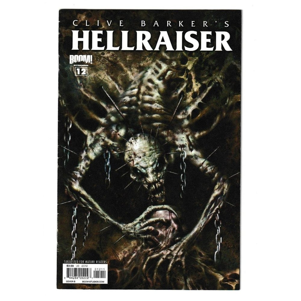 Clive Barker's Hellraiser Boom #12 - 2012 Cover B Collectible Comic Book by Boom